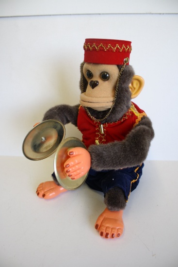 Charm Company Battery Operated Chimp Monkey with Cymbals