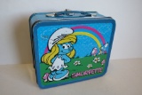 Smurfette Metal Lunch Box with Aladdin Thermos