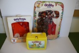 Teddy Ruxpin Outfits and Lunchbox