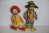 1970's McDonalds Advertising Plush Toys