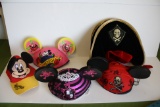 Disney Hats- Mickey Mouse, Pirates of the Caribbean