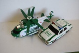 HESS Gasoline Battery Powered Helicopter and Cop Car