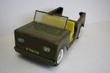 Structo Truck Pressed Metal Military Vehicle