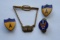 Lot of 4 American Insignia Pins