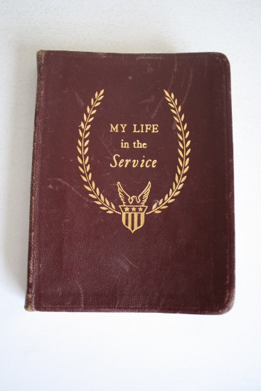 WWII My Life in the Service Book