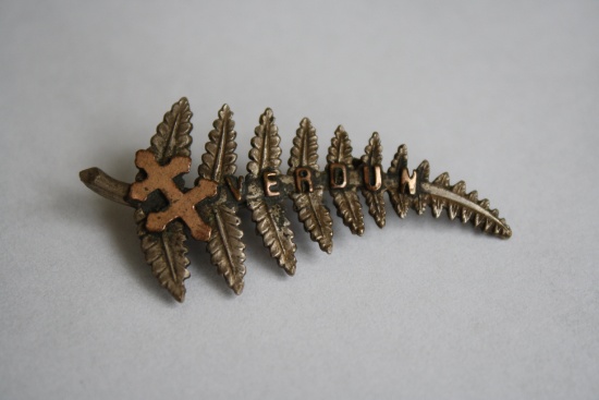 WWI Souvenir Pin "Verdun"