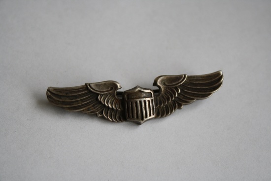 WWII Sterling Silver Pilots Wings