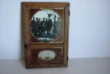 Abraham  Lincoln with Civil War Soldiers Framed Pendulum Clock Art