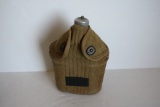 WWI Canteen with Canvas Cover