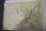 J. Rapkin 1860 Campaign Battle Map. Balltle of Alma.