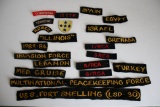 British WWII Sew on Patches