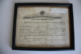 WWI Certificate- Appointment to Sergeant from Corporal