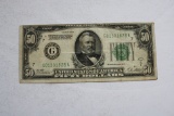 1928 A 50 Dollar Federal Reserve Note Redeemable in Gold