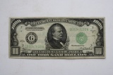 1934 Chicago Illinois 1000 Dollar Federal Reserve Note