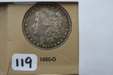 1880-O Morgan Silver Dollar