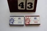 2002 United States Mint Silver Proof Set and Proof Set
