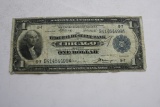Chicago Federal Reserve Bank One Dollar Silver Certificate- Series of 1918