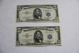 Five Dollar Silver Certificates- 1953A