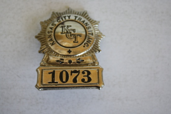 Kansas City Transit #1073 Badge
