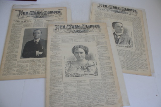 3- New York Clipper Newspapers