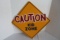 Caution Kid Zone Plastic Sign