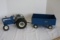 The Big Blue FORD Tractor and Trailer