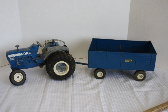 The Big Blue FORD Tractor and Trailer