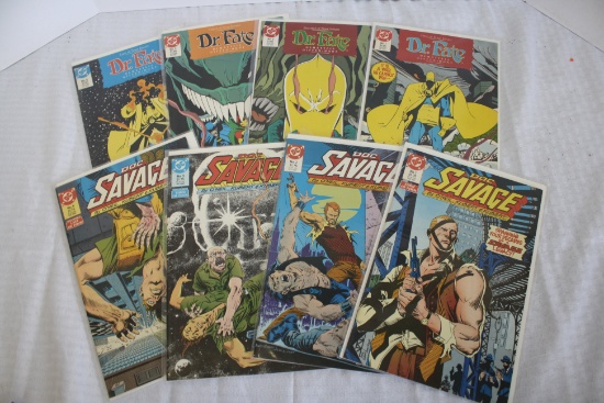 Complete Set 1-4 of Doc Savage and Dr. Fate Comic Books