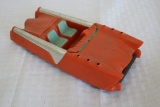 Mattel Orange Plastic Car