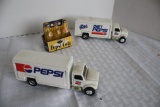 Pepsi Lot- Ertle Trucks and Salesman Sample Display