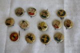 Kellogg's Pep Cereal Advertising Buttons