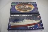 Lindberg Diesel Tug & American President Liner Model Kits