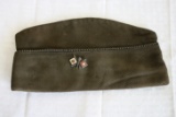 WWII Signal Corp. Hat w/ Sterling Pin