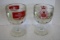 Lot of 2 Old Milwaukee Beer Glasses