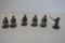 Lot of 6 Ral Partha 1977 Metal Miniature Figures