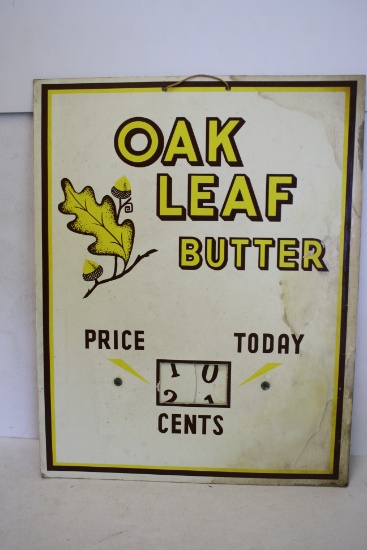 Oak Leaf Butter General Store Sign C