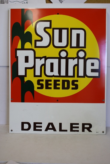 Sun Prairie Seeds Dealer Metal Sign