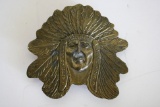 Chief Sitting Bull of the Sioux Brass Belt Buckle