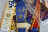 Large Lot of 1953 Wisconsin State Fair Ribbons