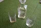 Jameson Glass Bottle with Shot Glasses