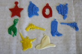 Lot of 10- Plastic Carnival Charms A
