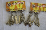 NOS Carnival Keychains: Miniature Tools