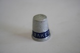 Capitol Bakers Advertising Thimble