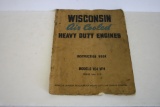 Wisconson Air Cooled Heavy Duty Engines Instruction Book
