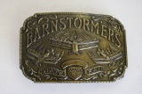 Barnstormers State Fair Brass Belt Buckle
