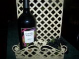 Wall Décor with Empty Wine Bottle