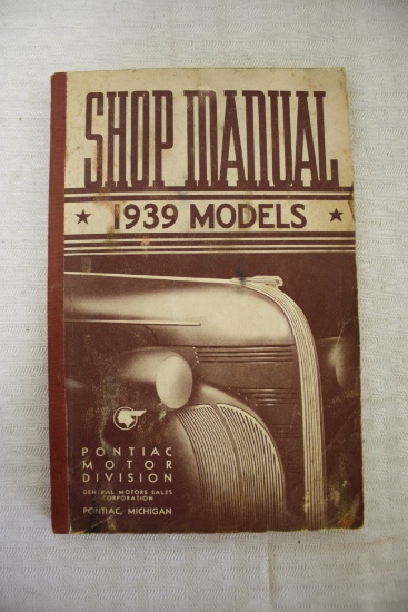 1939 Pontiac Models Shop Manual