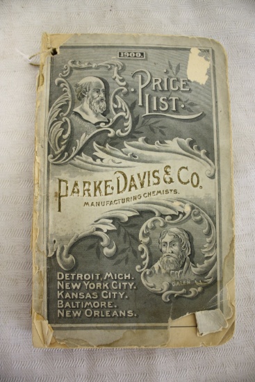1900 Parke Davis & Co. Price List