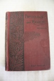 1894 Physiology and Hygiene Hardcover Book- FULLY ILLUSTRATED