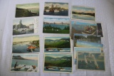 Lot of 20- Vintage and Early Postcards featuring Water A